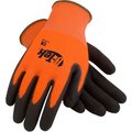 Pip PIP G-Tek® CR Hi-Vis Orange Nitrile Grip Gloves W/ HPPE/Glass Liner, Black Palm, M, 1 DZ 16-340OR/M